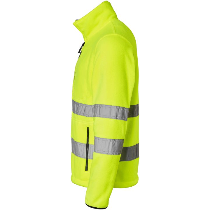 Fleecetröja 4642 Varsel Heldragkedja Fluorescerande Gul Top Swede XS – bild 4