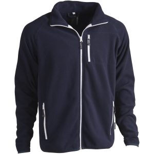Fleecetröja Davis Hel-zip Polyester Marinblå Matterhorn