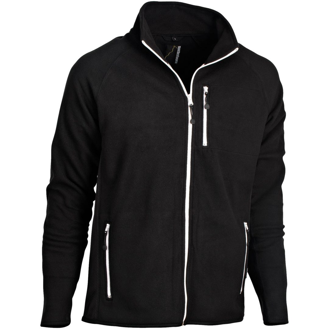 Fleecetröjor Hel-zip Davis Svart Matterhorn XS