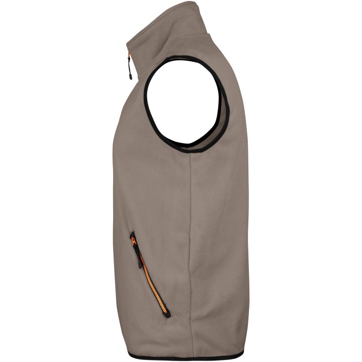 Fleeceväst 7501 Practical Khaki Jobman XXXL – bild 2