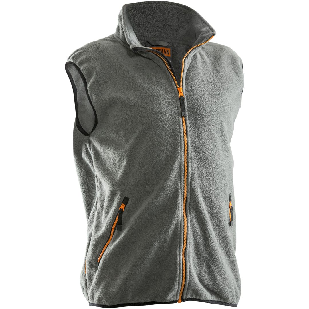 Fleeceväst 7501 Practical Mörkgrå Jobman XXXL