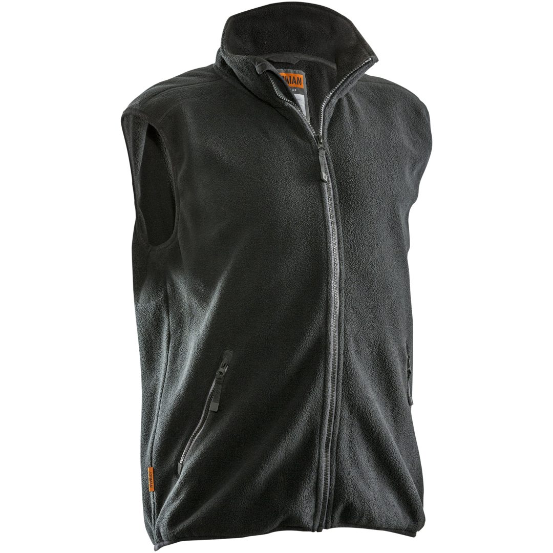Fleeceväst 7501 Practical Svart Jobman XXXL
