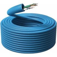 Flexrör 1x U/UTP Cat.6 + 1x Koax RG6T, ⌀20mm, 100m MALMBERGS