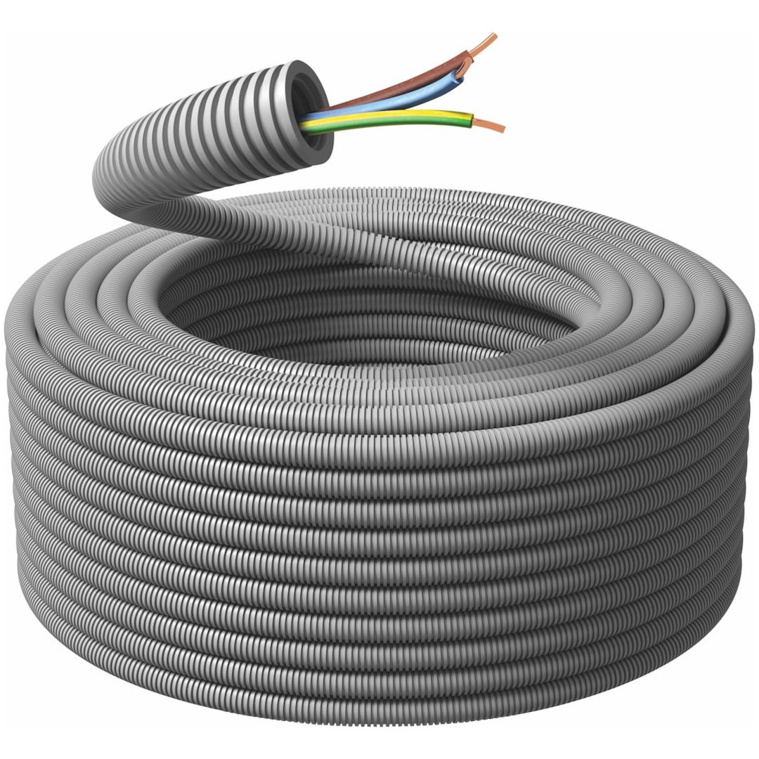Flexrör EQ (H07Z1-U) 3G1,5 ⌀16mm, 100m, Ring MALMBERGS
