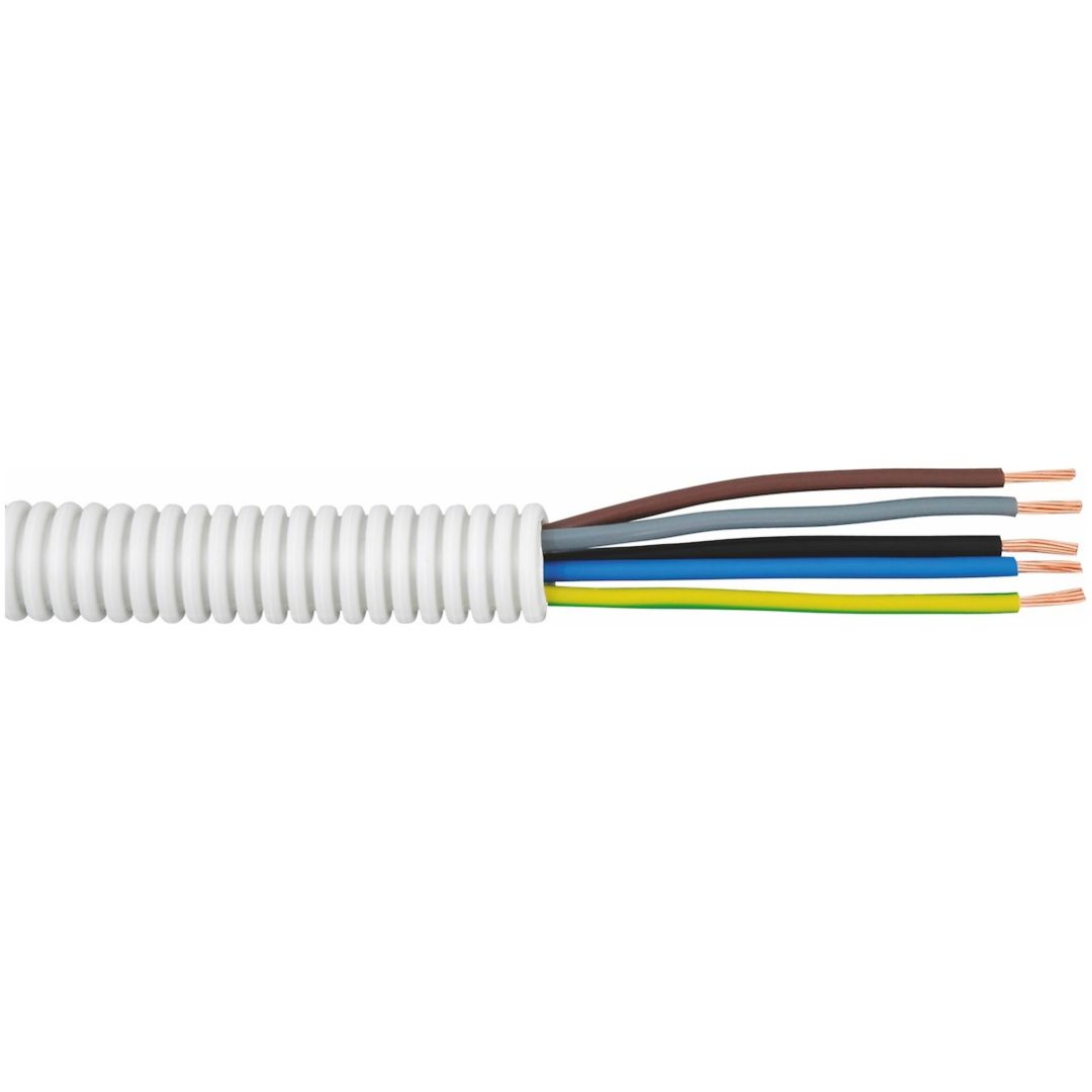 Flexrör, FK (H07V-R) 5G1,5 mm², ⌀16 mm, 10 m MALMBERGS