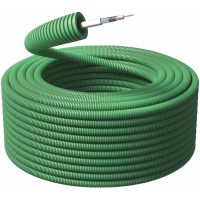Flexrör Koax RG6T 1,02mm, ⌀16mm, 100m, Ring MALMBERGS