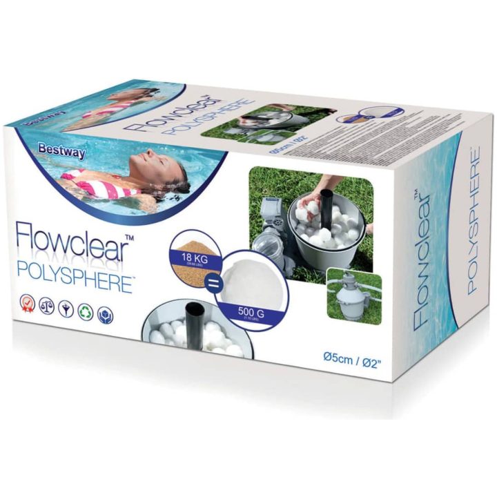 Flowclear Polysphere filterbollar 500 g 58475 Bestway – bild 7