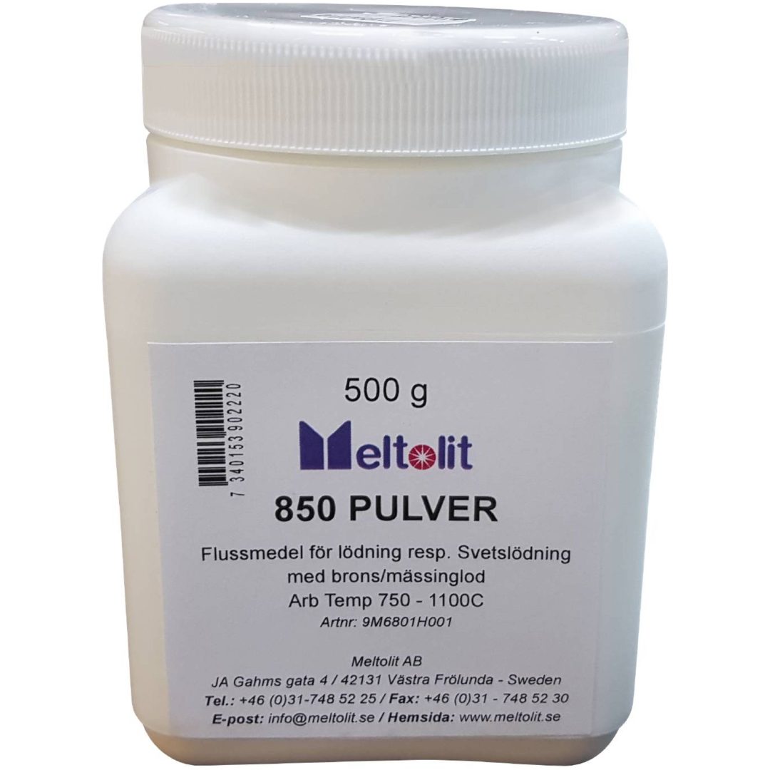 Flussmedel 850 Brons/Mässing Meltolit FLUSSMEDEL 850 MÄSSING 500G