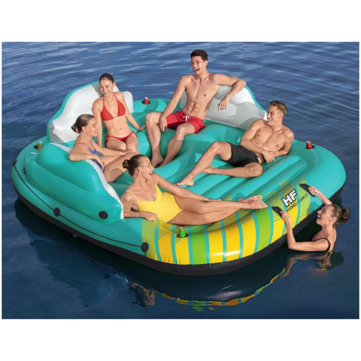 Flytande flotte för 5 personer Sunny Lounge 291x265x83 cm Bestway – bild 3