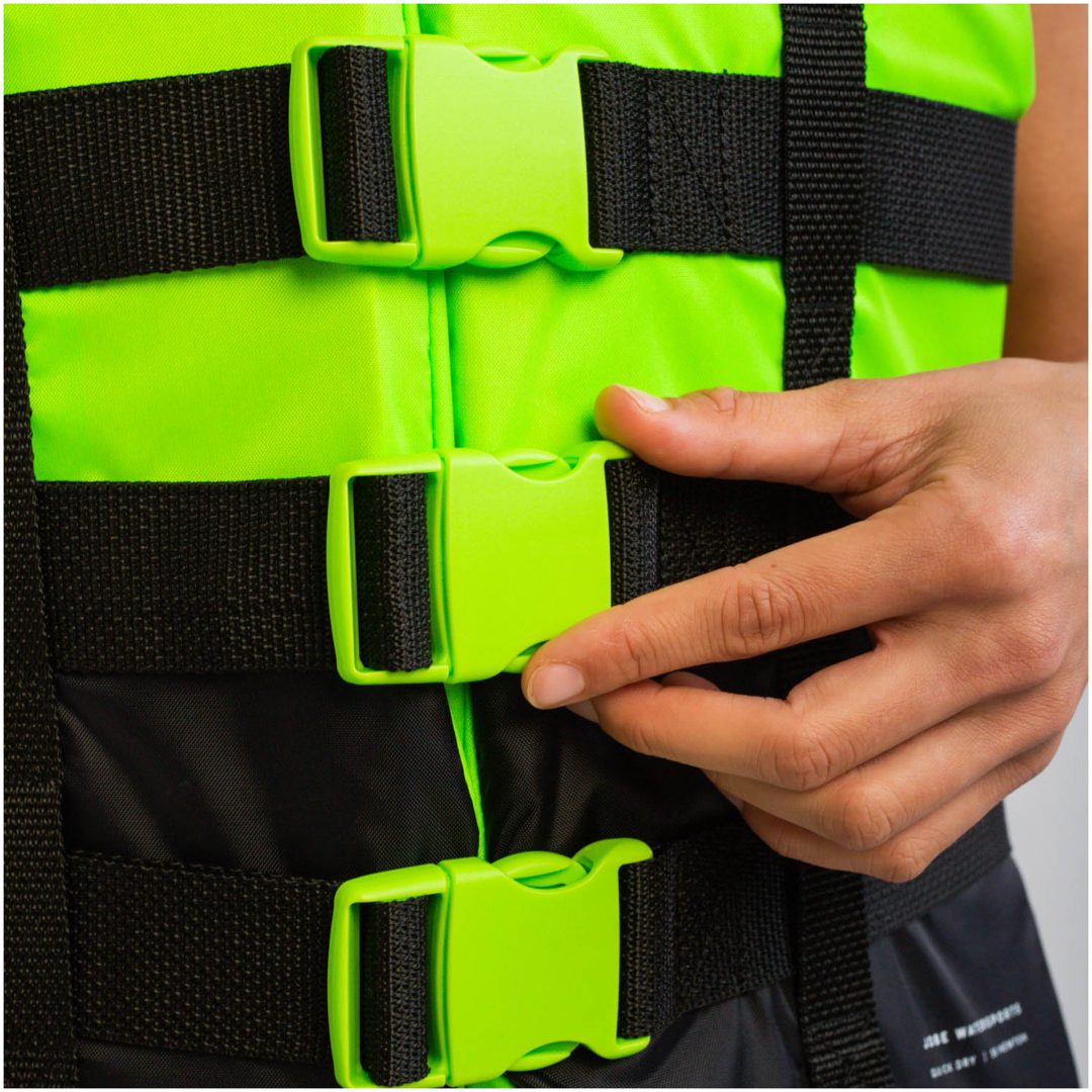 Flytväst 4 Buckle Lime Jobe XS – bild 3
