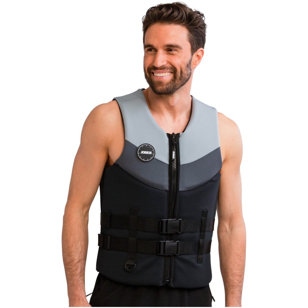 Flytväst Neoprene Graphite Grey Jobe s