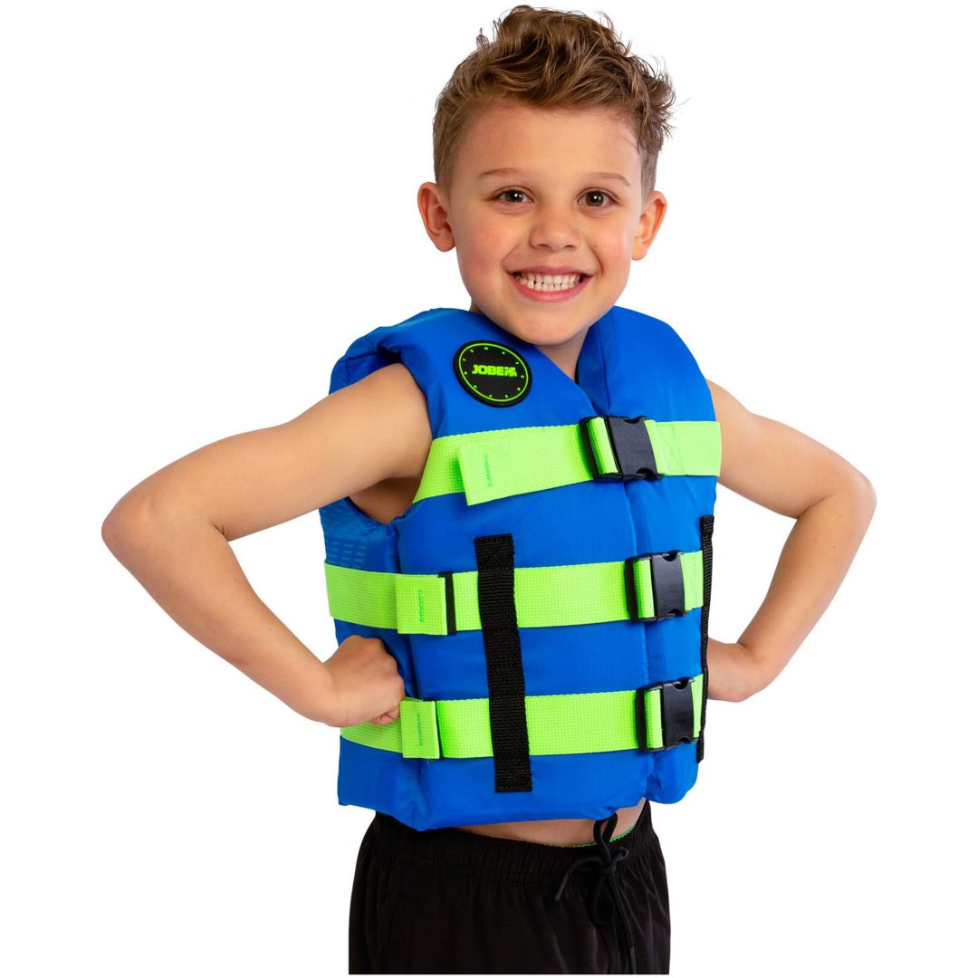 Flytväst Nylon Barn Junior Blå Jobe 30-40 kg