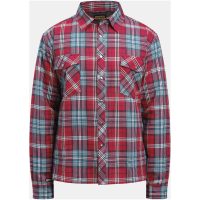 Fodrad Flanellskjorta 5157 Functional Röd/Petrol Jobman