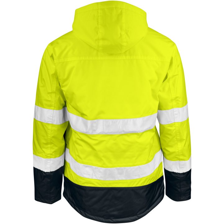 Fodrad Jacka Varsel 1383 Practical Gul/svart Jobman XXXL – bild 3