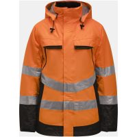 Fodrad Jacka Varsel 1383 Practical Orange/Svart Jobman
