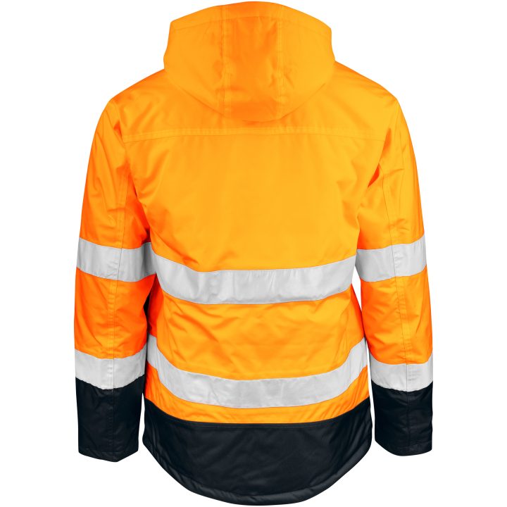 Fodrad Jacka Varsel 1383 Practical Orange/Svart Jobman XXXL – bild 3