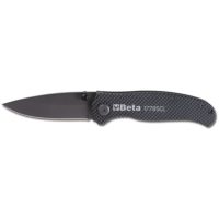 Foldaway Knife with Soft Carbon Look finish - Hardened Steel Blade BETA