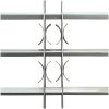 Fönstergaller med 3 stänger justerbart vidaXL 700 - 1050 mm – miniatyr 3