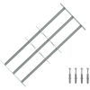 Fönstergaller med 3 stänger justerbart vidaXL 700 - 1050 mm – miniatyr 1