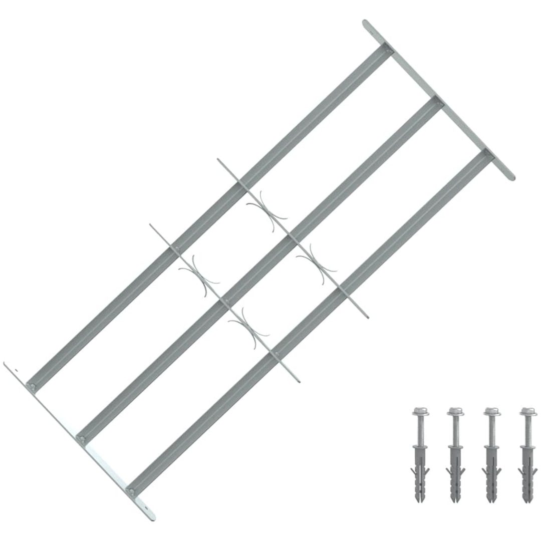 Fönstergaller med 3 stänger justerbart vidaXL 700 - 1050 mm