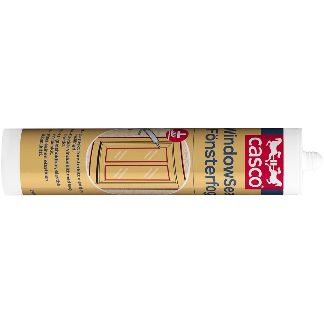 Fönsterkitt CascoSil 5949 FÖNSTERKITT CASCOSI 275ML VIT