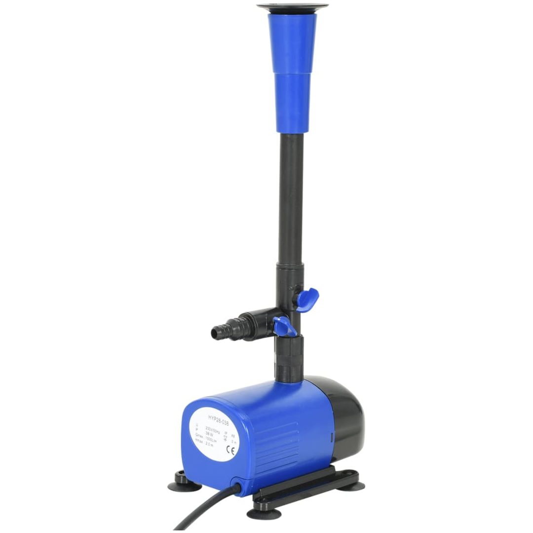 Fontänpump 38 W 1500 L/h vidaXL – bild 4
