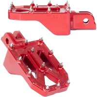 FOOTPEGS AGGRESSOR FRONT M8 SOFTAIL RED