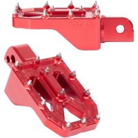 FOOTPEGS AGGRESSOR REAR M8 SOFTAIL RED