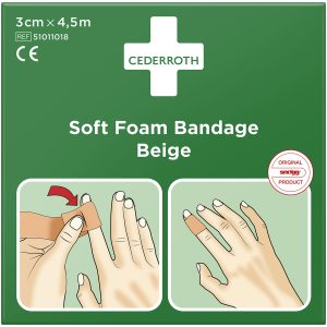 Förband Soft Foam Bandage 3 Cm X 4,5 M Cederroth