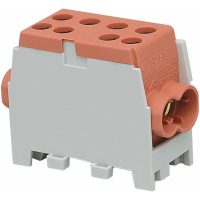 Fördelningsplint, AL/CU, Brun, 2x35+2x25 mm² MALMBERGS