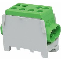 Fördelningsplint, AL/CU, Grön, 2x25+2x16 mm² MALMBERGS