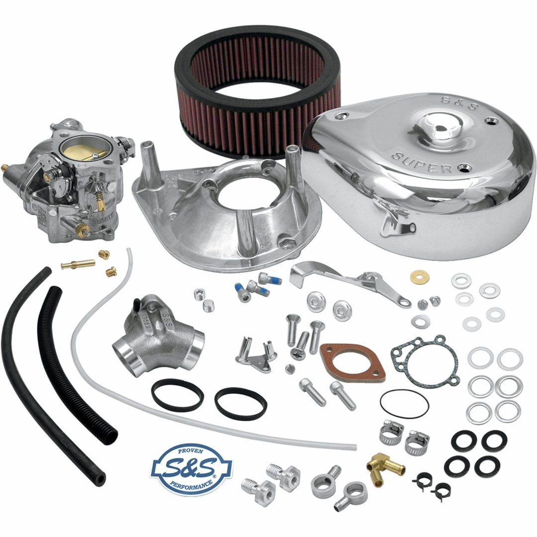 Förgasar Kit Super E S&S Cycle Kit inkl. insug