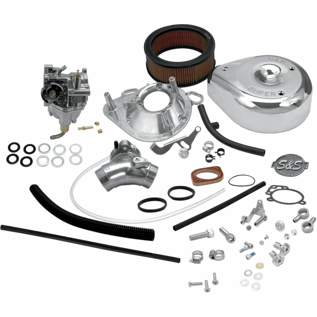 Förgasar Kit Super E S&S Cycle Kit inkl. insug