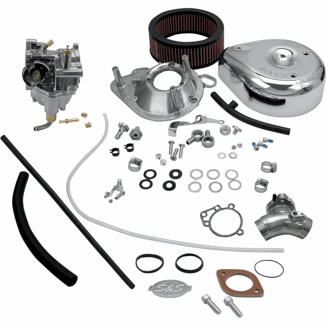 Förgasar Kit Super E S&S Cycle Kit inkl. insug