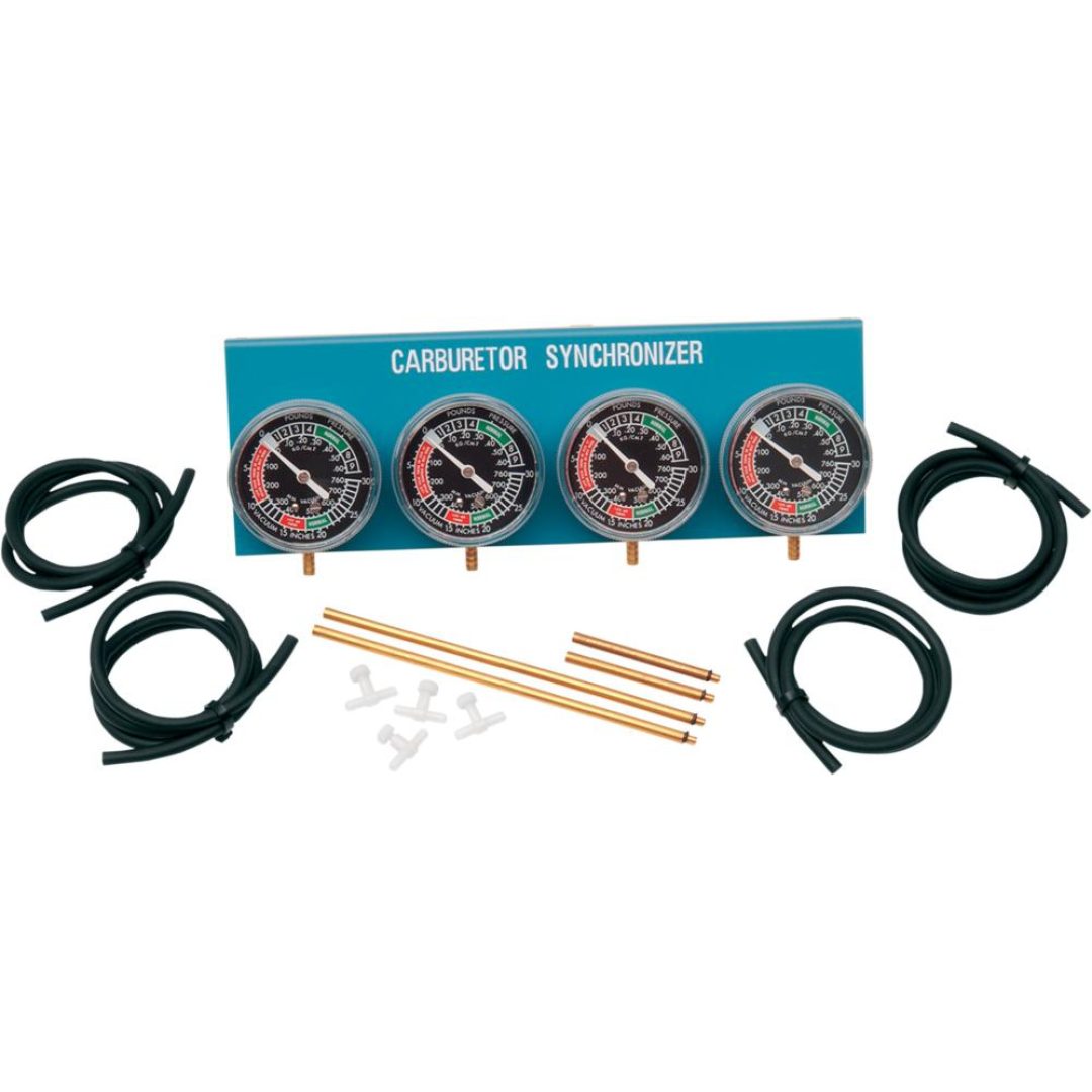 Förgasar Synkroniserare Svart PARTS UNLIMITED VACCM SYNCHRONIZER 2 CARB
