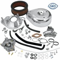 Förgasarkit Super G Silver Krom S&S Cycle