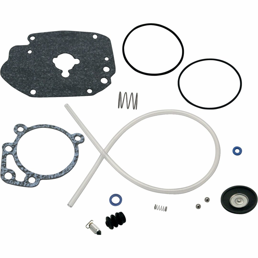 Förgasarreparationssats Svart S&S Cycle REBUILD KIT E/G BASIC