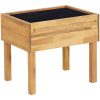 Förhöjd odlingslåda massivt akaciaträ vidaXL 50 x 40 x 45 cm – miniatyr 2