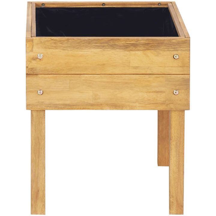 Förhöjd odlingslåda massivt akaciaträ vidaXL 50 x 40 x 45 cm – bild 4