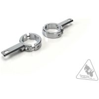 Forks Tubes Light Mount ⌀39-49mm Chrome Denali