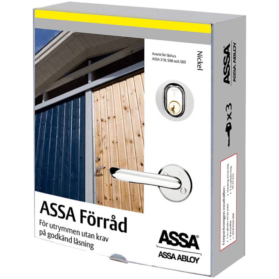 Förrådspaket Nickelpläterad ASSA FÖRRÅDSPAKET NICKEL