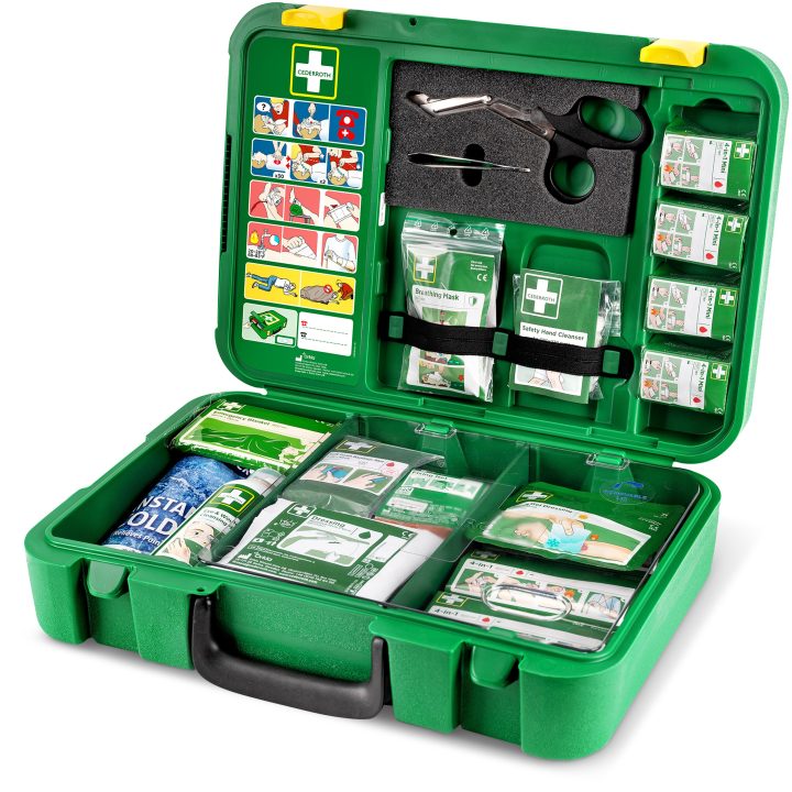 Första Hjälpen-kit Grön Cederroth – bild 5