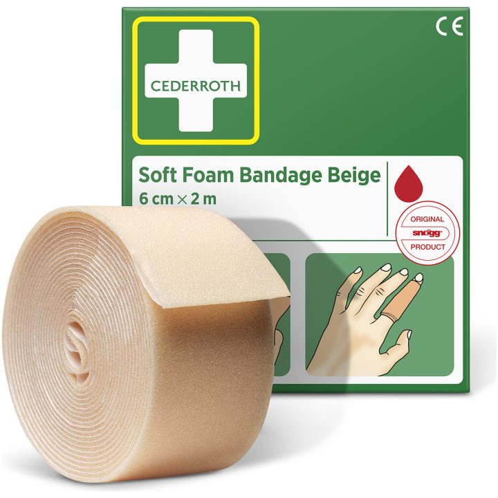 Första hjälpen Mjukt Skumbandage Beige Cederroth – bild 4