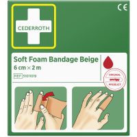 Första hjälpen Mjukt Skumbandage Beige Cederroth
