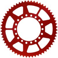 Forte Bakdrev 58 tänder (420) ⌀100mm Röd Alu. Fantic 50cc 07-19
