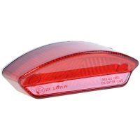 Forte Baklykta Rött glas Led Nummerplåtsbelysning E-märkt
