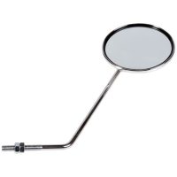 Forte Bakspegel Vänster / Höger Universal Krom Vidvinkel M8 - Klämmare