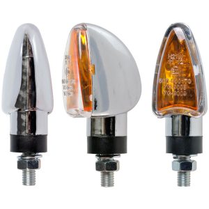 Forte Blinkers Mini Laser Krom E-märkt Par l. 70mm