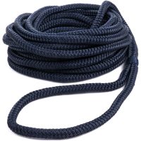 Förtöjningslina Dockline med ögla 16mm 15m navy Qvarken