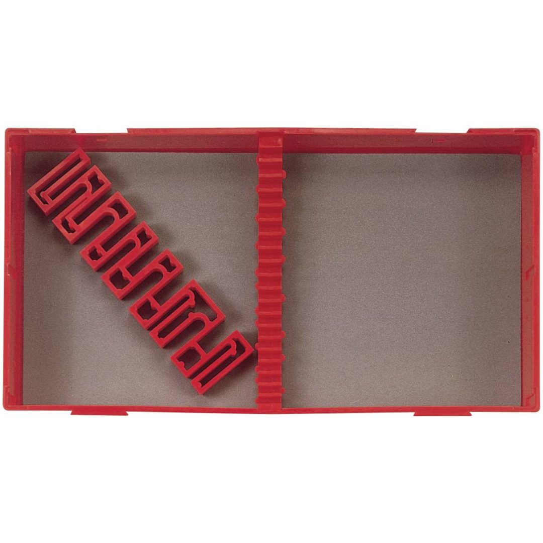 Förvaringsask Teng Tools TT00 LÅDINSATS RÖD 265X142X50MM